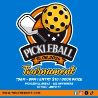 Pickleball Tournament Instagram Post template