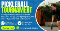 Pickleball Tournament Facebook Shared Image template