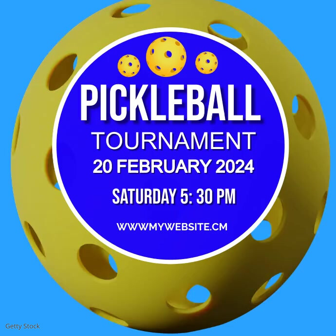 pickleball tournament flyers Template PosterMyWall