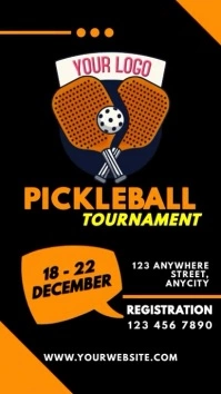Pickleball Tournament Instagram Story template