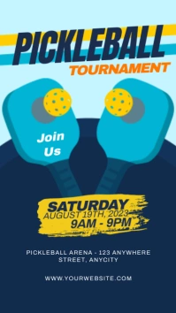Pickleball Tournament Instagram Story template