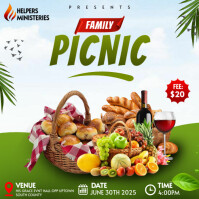 Picnic Instagram na Post template