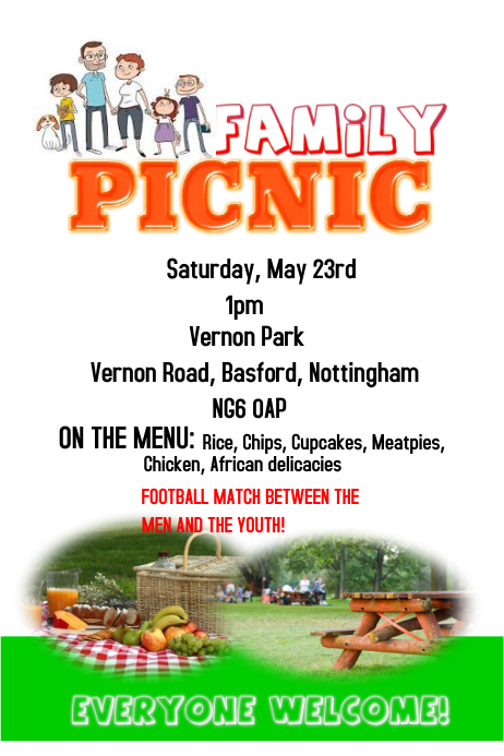 Picnic Flyer Template Picnic Flyer Template