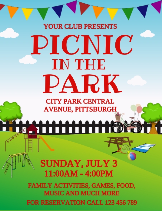 Image 4 for Picnic Flyer Template