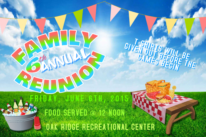 PICNIC PARK REUNION EVENT INVITATION FLYER Template PICNIC PARK REUNION EVENT INVITATION FLYER Template