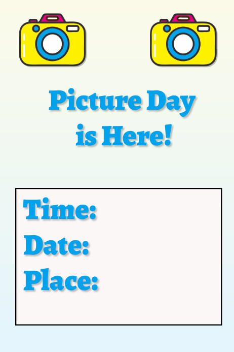 Picture Day Template PosterMyWall
