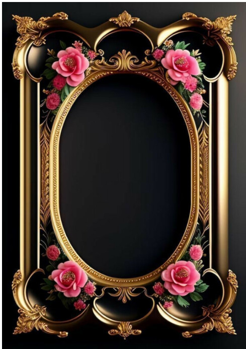 Frame Design A3 Black Picture Frame A3 Template | PosterMyWall