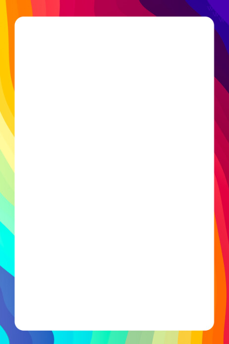 Picture Frame with Gradient Poster Background template