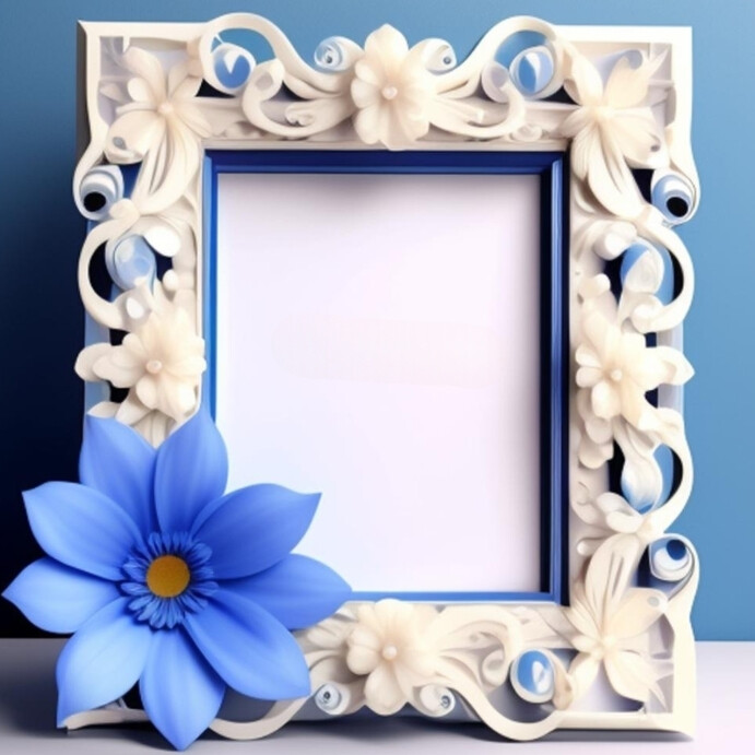 Picture frame. Template | PosterMyWall