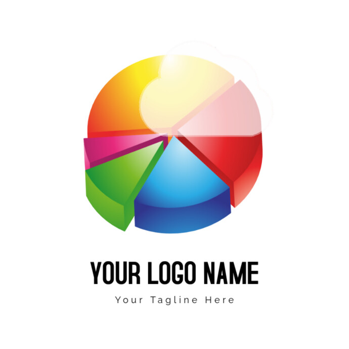 Pie Chart Diagram Graph Of A Function Statistics Logo template