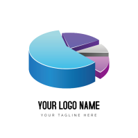 Pie chart Euclidean Diagram Logo template