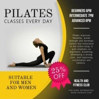Pilates Class Advertisement Instagram Video Square (1:1) template
