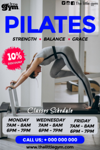 Pilates Classes Poster Iphosta template