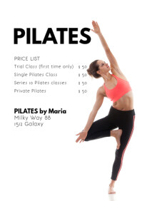 80 Pilates Customizable Design Templates Postermywall