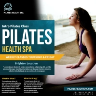 Pilates Instagram-Beitrag template