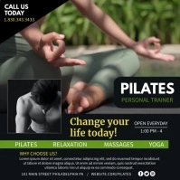 Pilates Wpis na Instagrama template