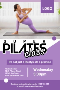 pilates poster template