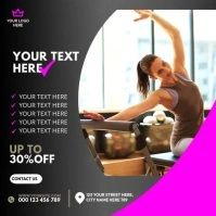 Pilates template video Instagram Post