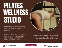 Pilates Wellness Studio Ads Flyer (US Letter) template