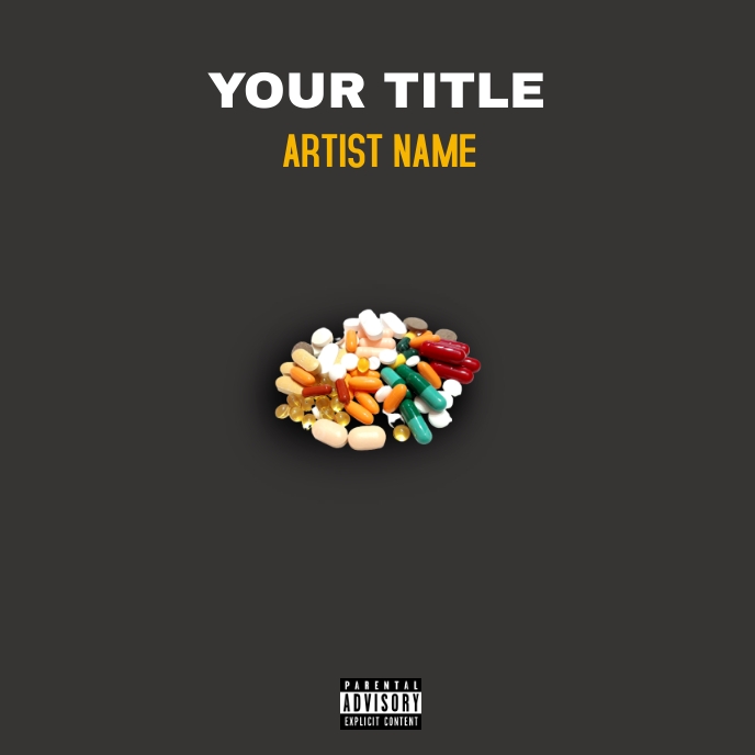 PILLS RAP POSTER Template | PosterMyWall