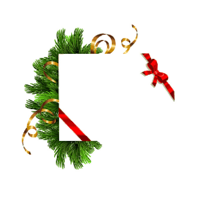 Pine Tree And Empty Card Logo template