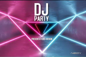 Pink Abstract Pink Neon Background Neon Dj Pa Etichetta template