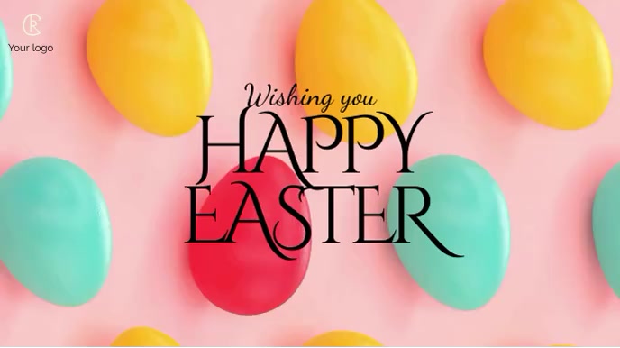 Copy of Pink and Green Gradient Easter Design Video | PosterMyWall
