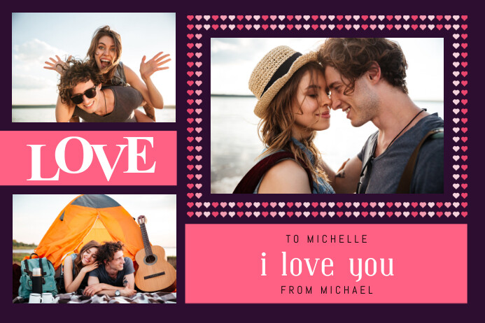 Romantic Gift Idea Custom Photo Collages Postermywall