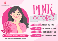 Pink Awareness A4 template