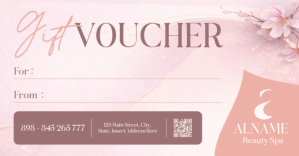 White Gift Voucher Facebook Shared Image Template
