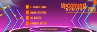 Pink Berbasis Daftar Upcoming Events Tajuk Tw Twitter-Kopfzeile template