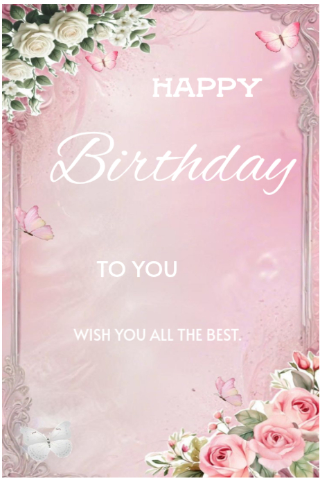 Pink Birthday Celebration Poster Template | PosterMyWall