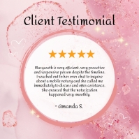 Client Testimonial Instagram Post Template | PosterMyWall