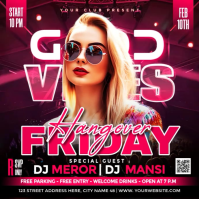 Pink Club Event Promotion Instagram Post Video template