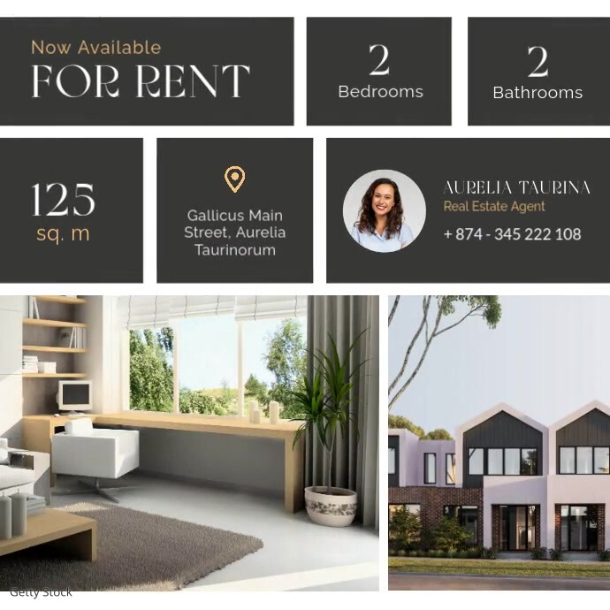 Pink Collage Apartment For Rent Minimal Advertisement Real Estate Advertising  Instagram Post template