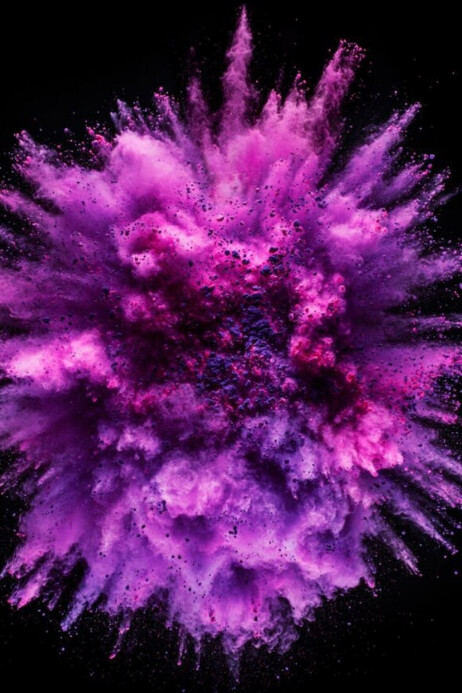 Pink color powder template | PosterMyWall