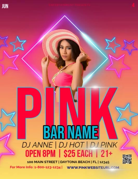 Plantilla de Pink Concert | PosterMyWall