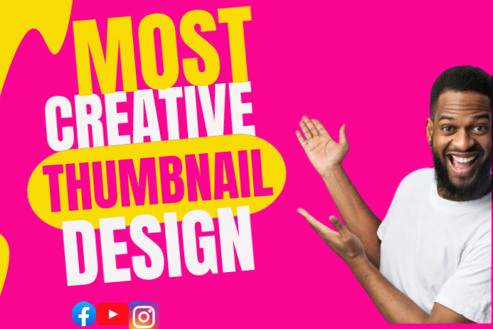 Plantilla de Pink Creative Thumbnail Design Label | PosterMyWall