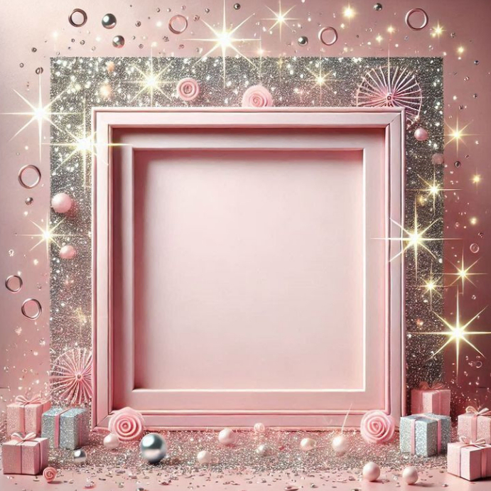 Pink Elegant Frame Template | PosterMyWall
