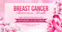 White Breast Cancer Awareness Isithombe Esabiwe ku-Facebook Template
