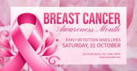 Rot Breast Cancer Awareness Изображение, которым поделились на Facebook Template