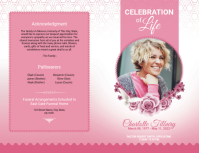 Red Celebration of Life Iflaya Template