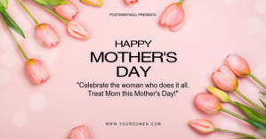 Pink Floral Mother's Day Celebration Facebook Shared Image template