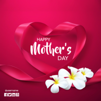 Pink Floral Mother's Day Celebration Instagram Post template