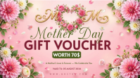 Rosa Mother's Day Gift Voucher Digital Display Template