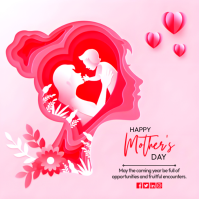 Pink Floral Mother's Day Instagram Post template