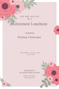 Sample Retirement Luncheon Flyer 20 Retirement Party Flyers Ideas