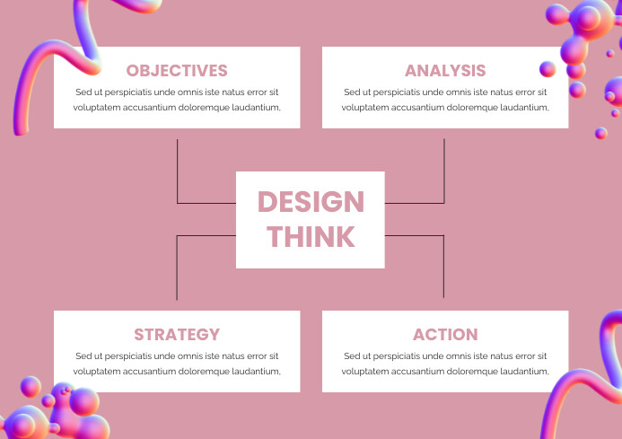 Pink Futuristic Landscape Design Think Template | PosterMyWall