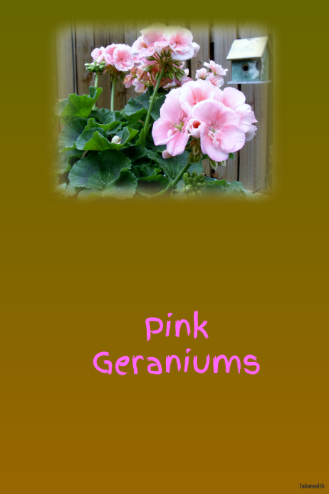 Geranium Event Pink Geraniums-garden event sale on postermywall Template | PosterMyWall