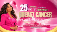 粉色 Breast Cancer Awareness Umbukiso Wedijithali Template